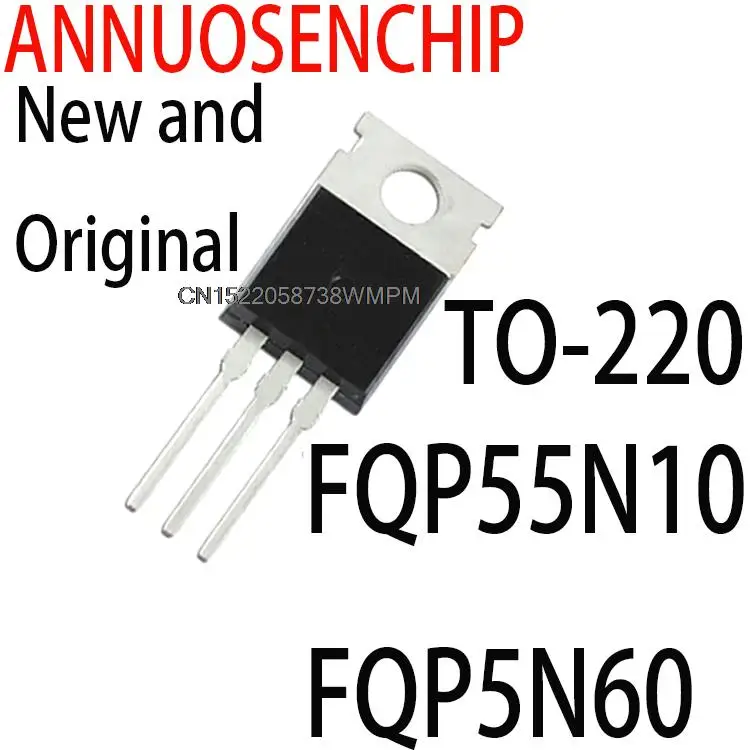 10PCS New and Original FQP5N60C FQP5N80C FQP5N50C FQP50N06C FQP50N06L TO-220 FQP50N06 FQP50N08 FQP55N10 FQP5N60 FQP5N80 FQP5N50