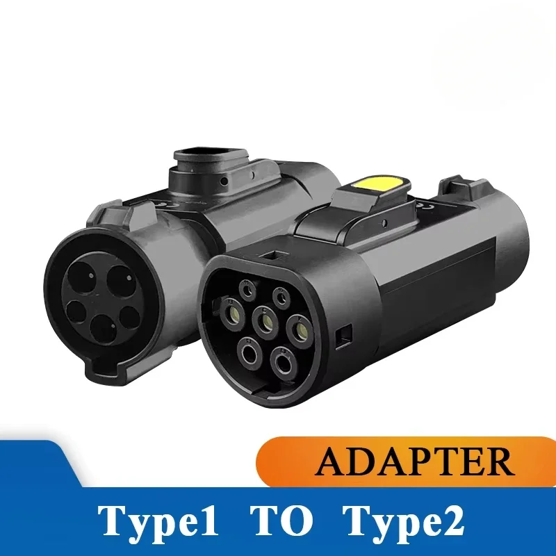 

Type 1 to Type 2 EV Charger Adapter 32A EV Charger Connector SAE J1772 to Type 2 Adapter for Electric Vehicle Charging