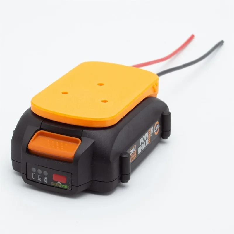Adaptador de Bateria Li-ion para Worx Faça Você Mesmo Conector do Cabo de Bateria Adaptador de Saída 20v Wa3578 Wa3525 Wa3575 Wa3520 Wa3512 Wa3522 Wa3544
