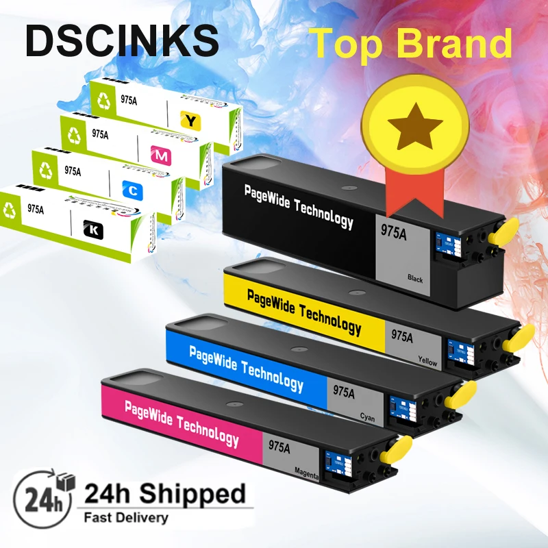 Compatible For HP 975A 975XL Ink Cartridge For HP PageWide Pro 477dw 577dw 452dw 477dn 452dn 577z 552dw 377dw P55250dw Printer