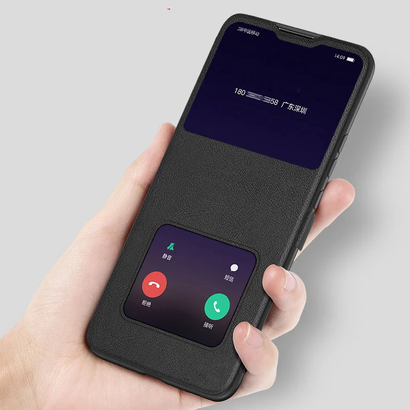 

Чехол для Xiaomi Poco C75 Вид окна Стенд Флип-крышка для Poco C75 5G PocoC75 4G PU кожаный чехол C 75 Защитные оболочки