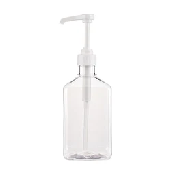 1PC 1100ml Coffee Syrup Press Bottle 5/8/10CC Pump Syrup Drip Dispenser With Scale Multi-Function Honey Sauce Ketchup Bottle