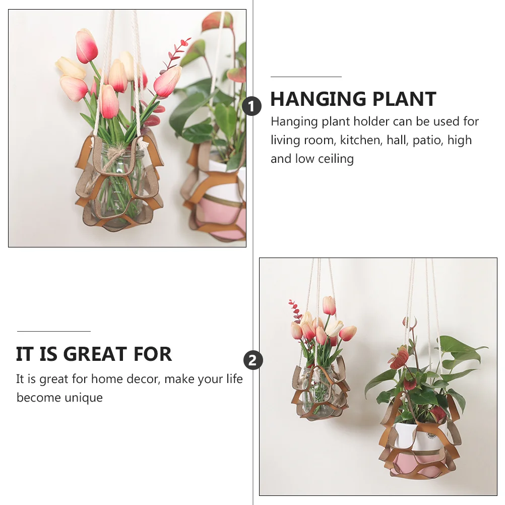 

Planter Tray Hanging Plant Holder Multi-Layer For Indoor Outdoor Decor Planter Basket Flowerpot Hanging Rack
