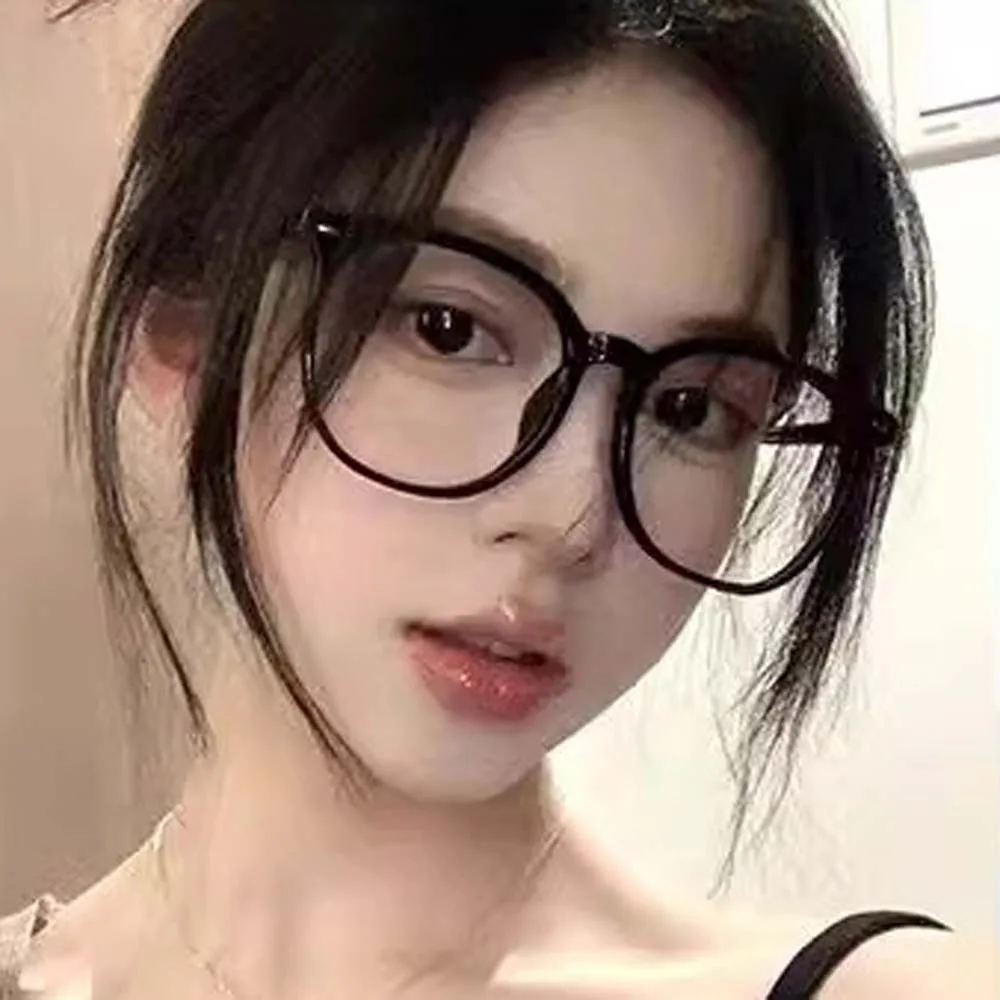 

PC Anti Blu-ray Glasses Alloy Costume Accessory Black Business Glasses Decorative Lightweight Transparent Reading Eyewear Men