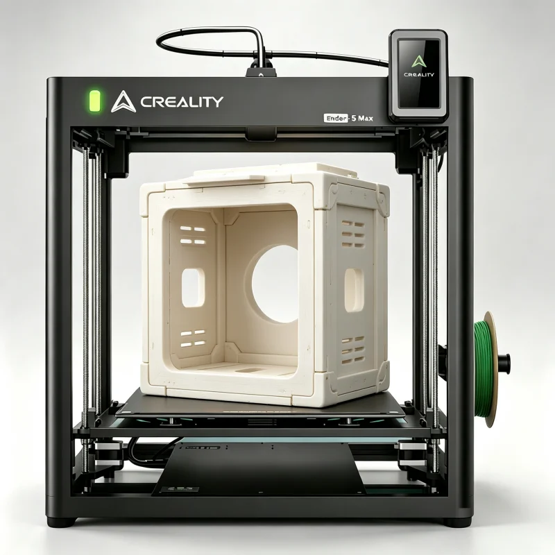 Global Version For Ender-5 Max High-Speed FDM 3D Printer PLA 400x400x400mm Build Volume Leveling Heated Bed WiFi USB 1 Year