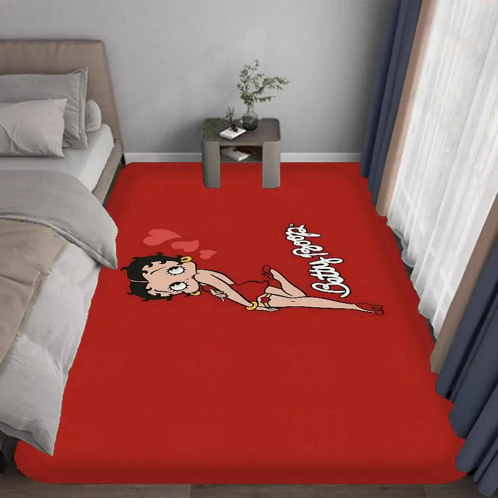 B-Betty-Cute-Boop Door Mat Washable Non-Slip Living Room Sofa Chairs Area Mat Kitchen Doormat Area Rug