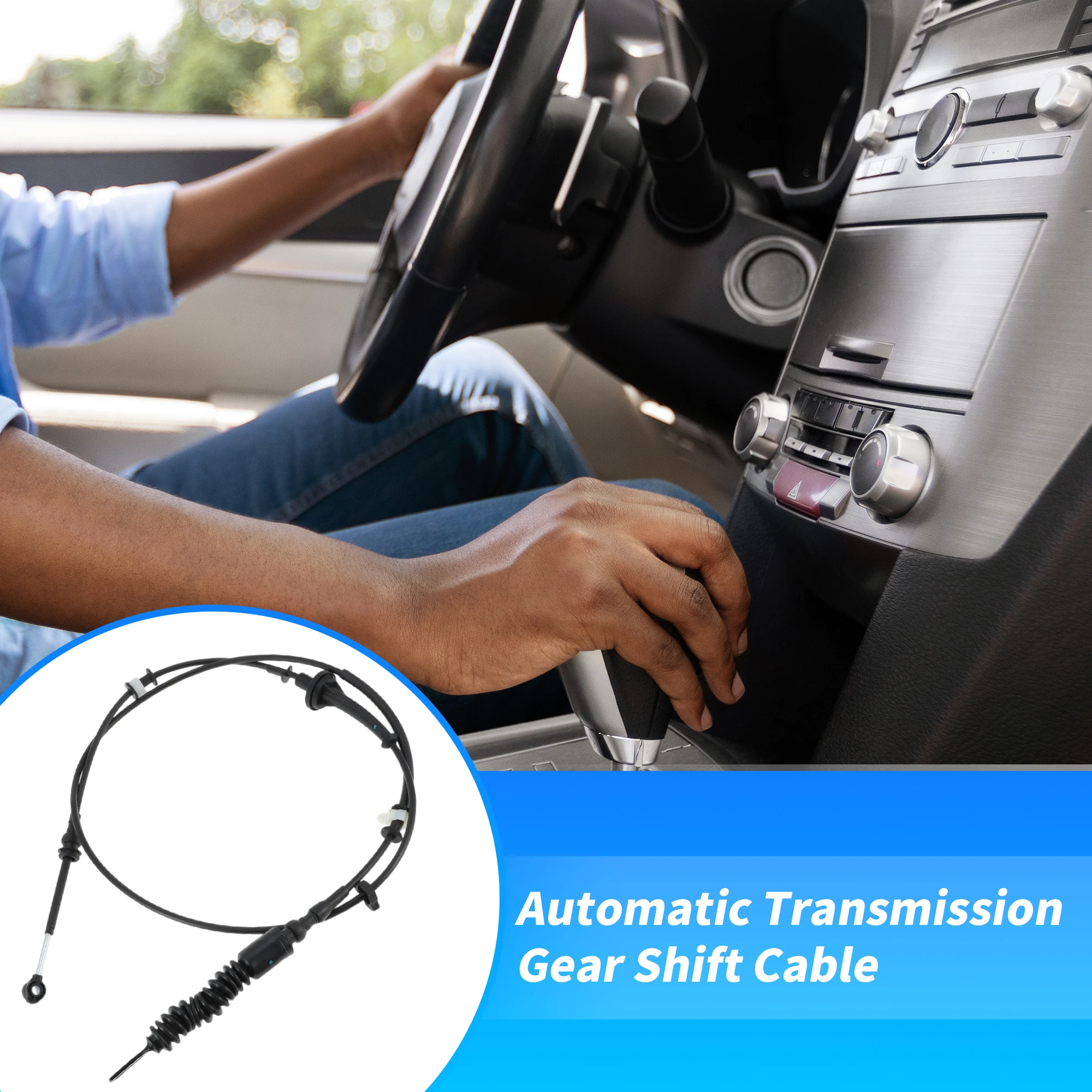 UXCELL No.6W1Z7E395A Auto Trans Gear Shifter Cable for Ford Crown Victoria 2005-2011