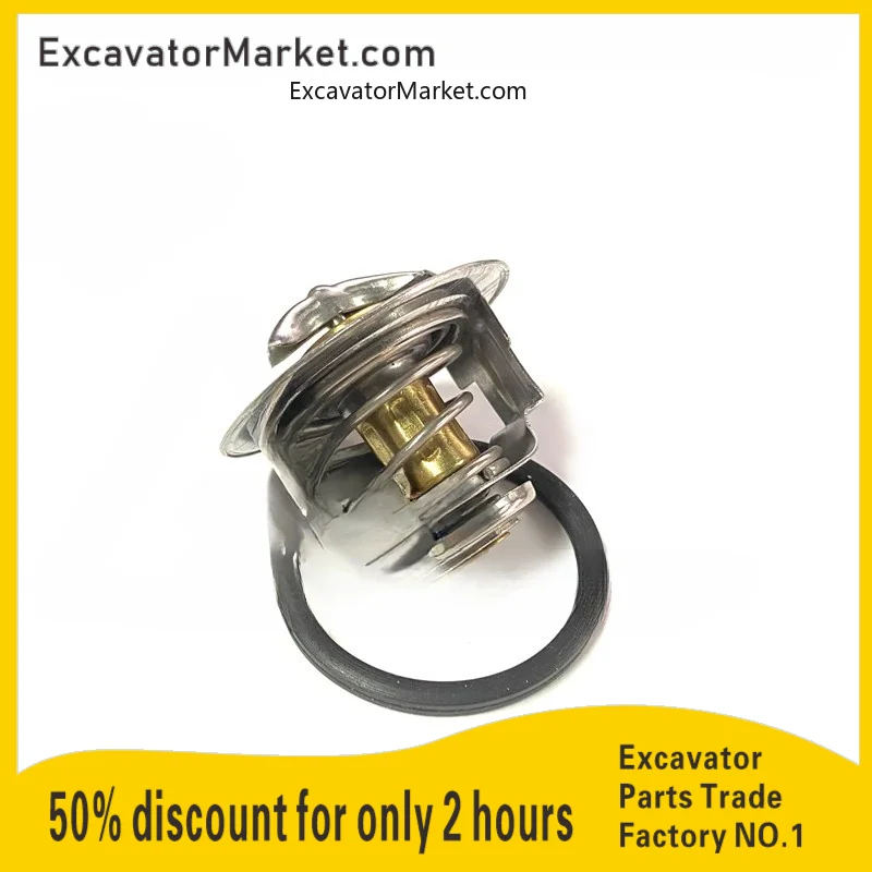 

Excavator Kubota v3300/v3600/v3800 engine thermostat 1c011-73010 thermostat excavator accessories