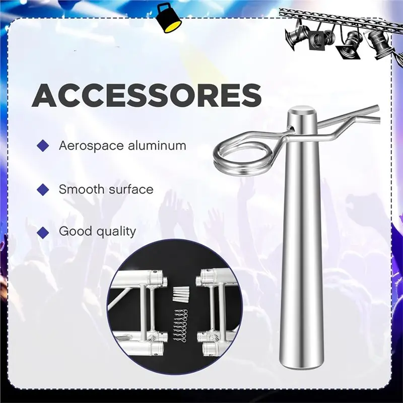 TFTP-Cotter Pins Assortment Kit(30 Pcs) With R Clip Heavy Duty For Hitch Pins Truss Accessories For Hitch Lock Systems