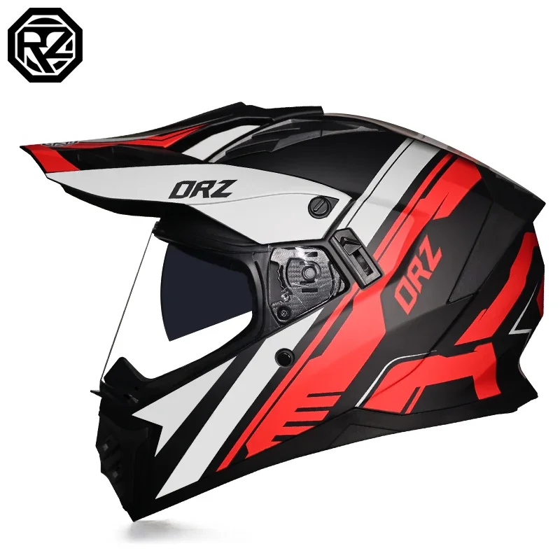 ORZ Off-Road Motorcycle Helmet with Sunshield Moto-Cross Motocross Helmet Racing Moto DOT cascos view 4