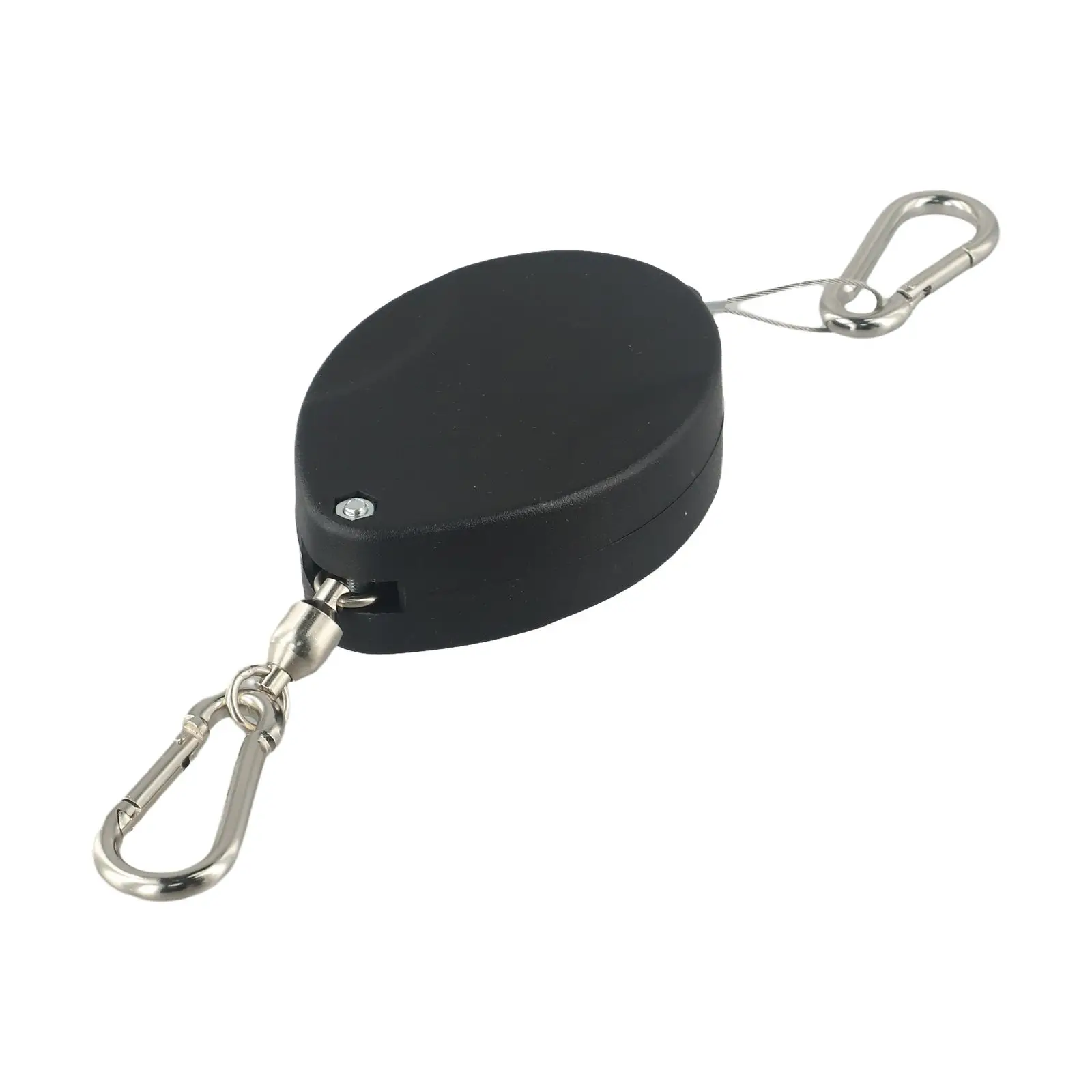 2PCS Plant Pulleys for Hanging Plants Auto Lift and Lower Mechanism Adjustable Hook for Garden Pots Bird Feeders Lights