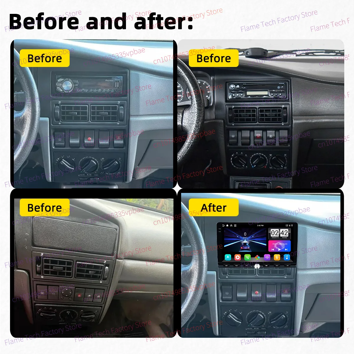 For VW Volkswagen Santana 1991-2006 9