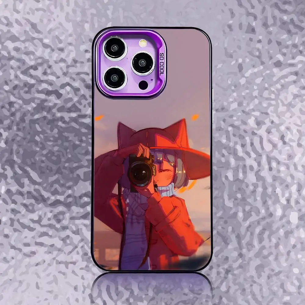 O-Oneshot Niko Phone Case For iPhone 17,16,15,14,13,12,11,Pro,Air,Max,Plus,Mini,E Purple Matte Shockproof Cover - Image 2