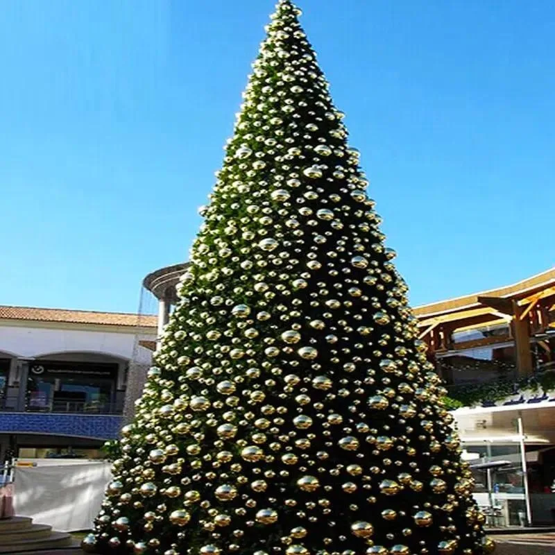 10M 20ft 30ft 40ft Large Outdoor PVC Artificial Christmas Tree Giant LED Holiday Tree with Lights Wholesale