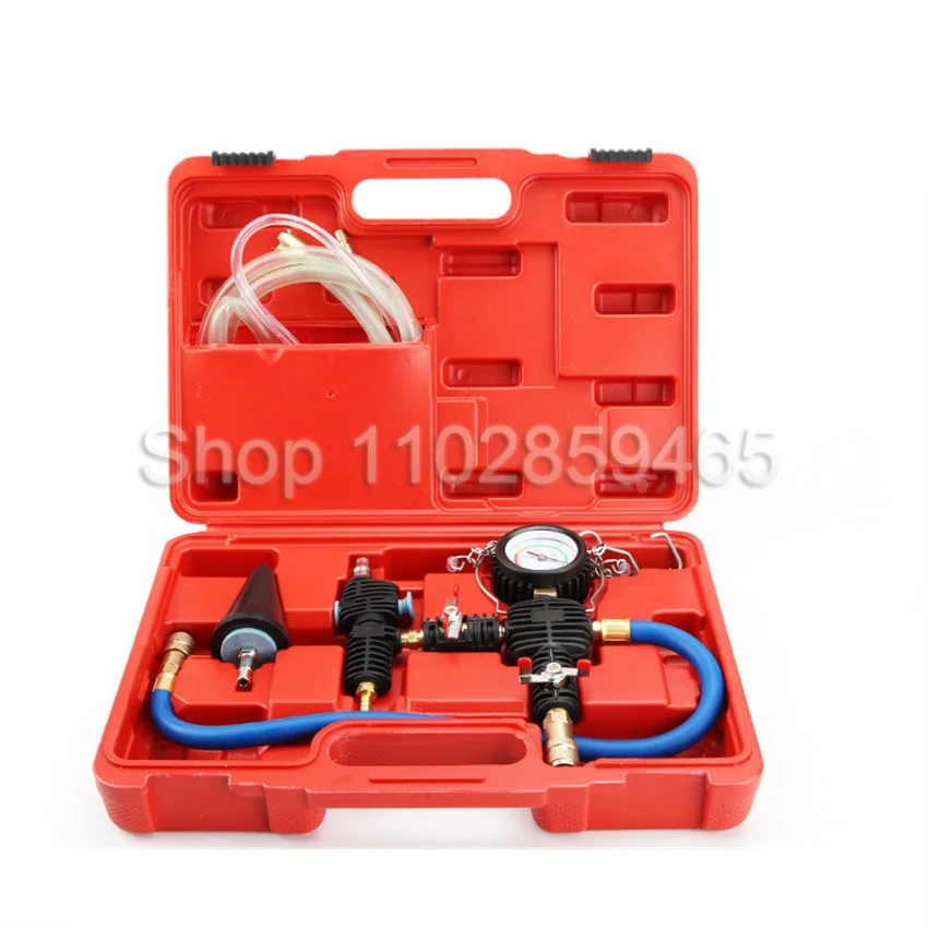 3Pcs Car Refill Cooling Pumps Kit Universal Radiator Set Vacuum Pump Coolant System Antifreeze Injector Vacuum Pressure Pump