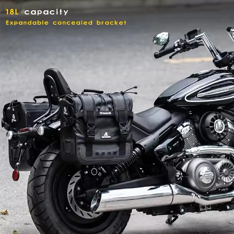 BD チンチラ 350 オートバイサイドバッグオートバイフレームクラッシュバー防水バッグバンパー修理ツール配置バッグ防水