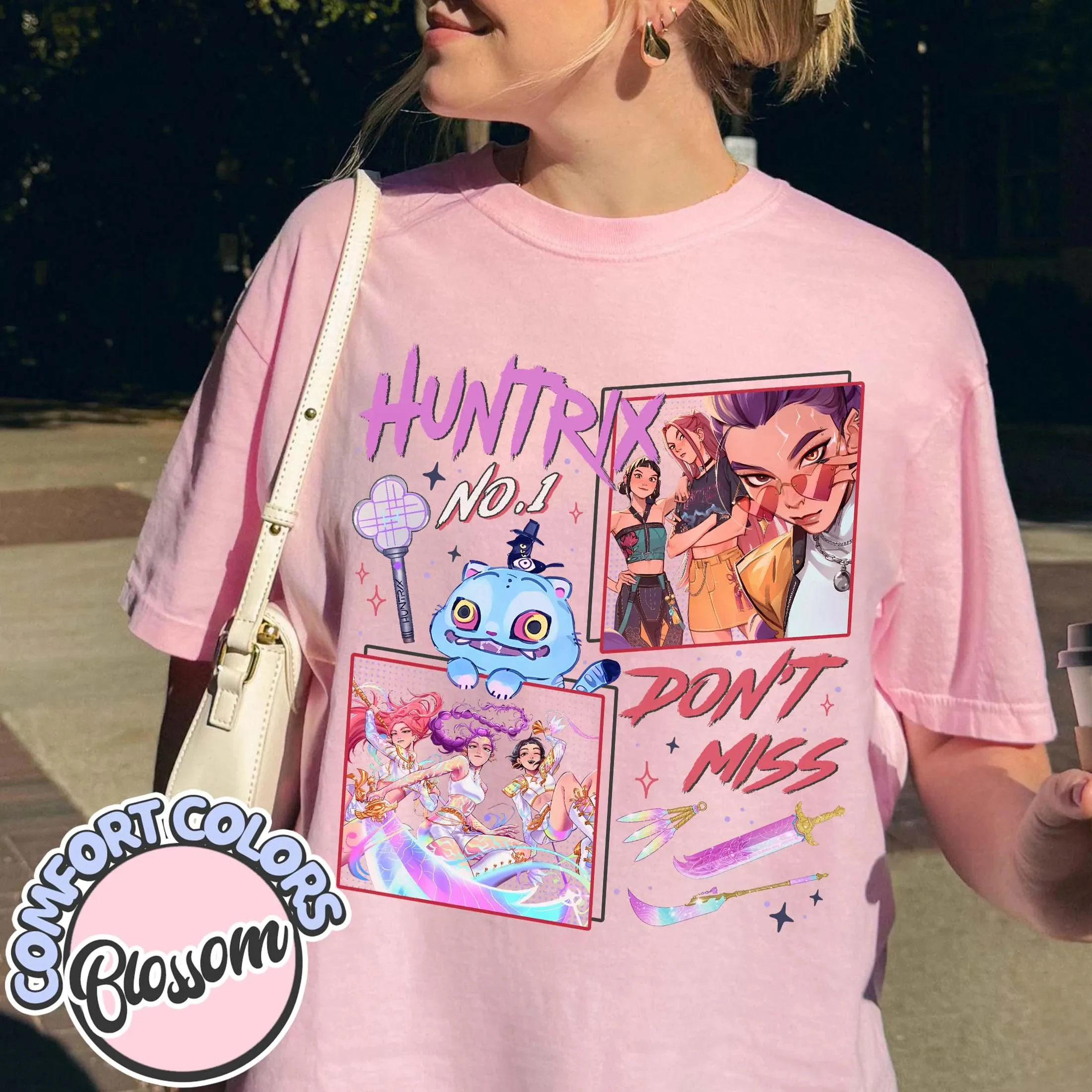 Kpop شيطان الصيادين PNG Huntrix الفتيات Png ميرا رومي جوي عيد الميلاد الديكور Png Kpop مروحة هدية لطيف هدية عيد ميلاد