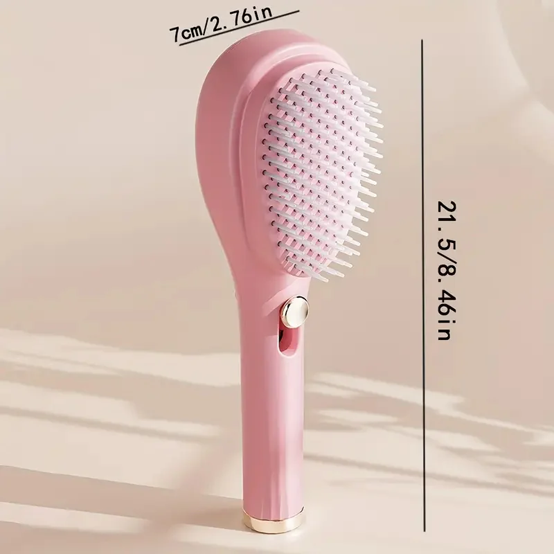 Self-cleaning Hair Brush Massage Brush Portable Telescopic Hair Brush Anti-static Scalp Detangling Comb Hairdressing Accessories