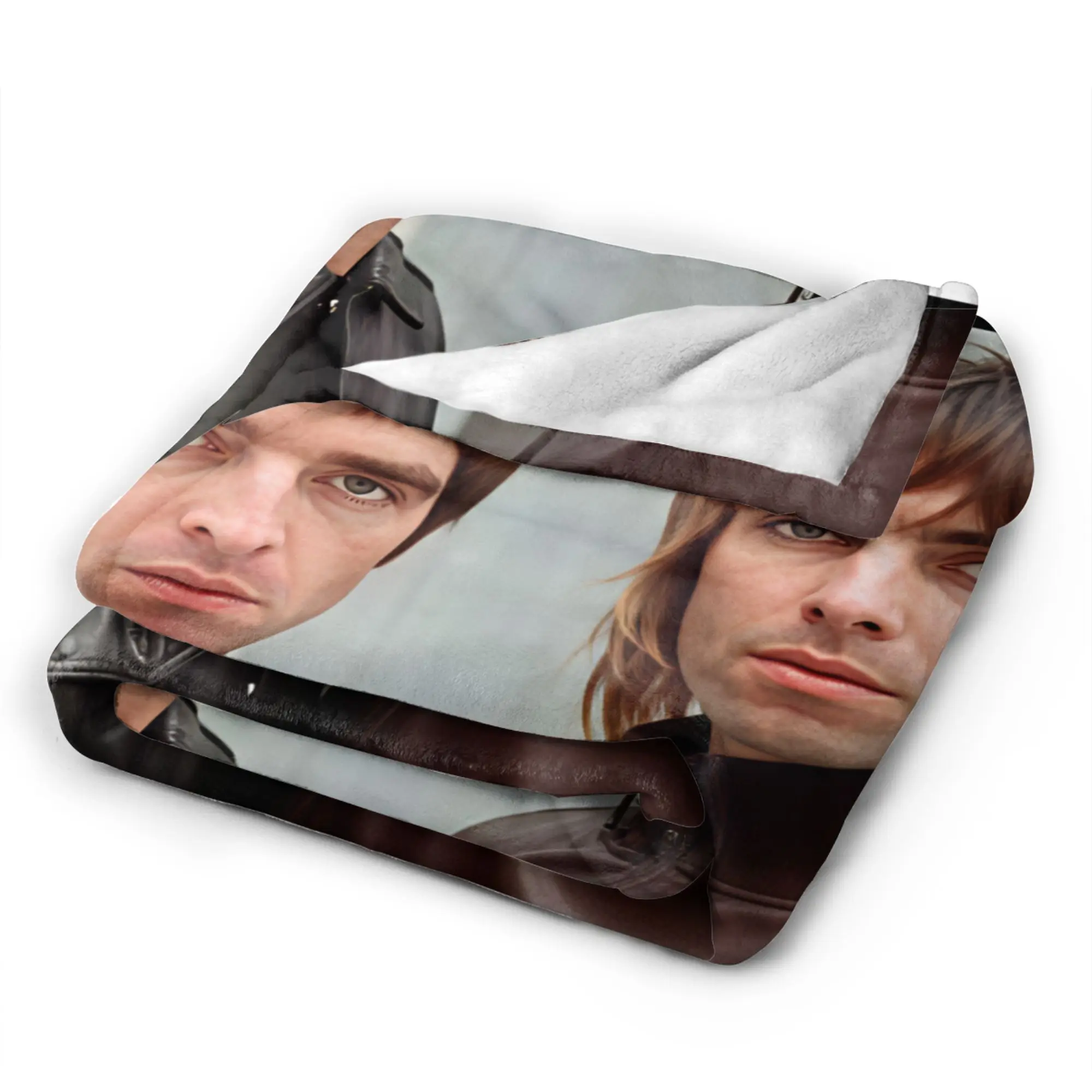 O-Oasis Rock Band Blanket  Soft Comfortable Plush Throw Blanket For Kids Couch Bed Flannel Bedspread Bed Cover