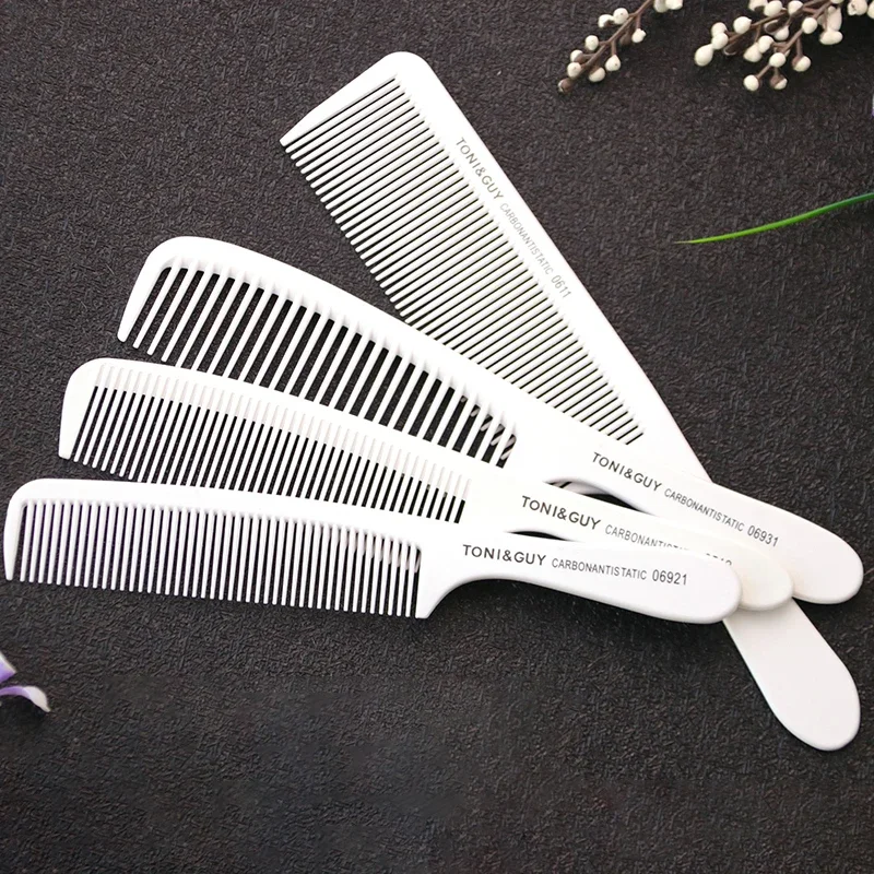 1pc Barber Hair Comb Carbon Fiber Hairdressig Comb Anti Static Barber Comb Hair Brush Salon Profeesional Accessories Barber Shop