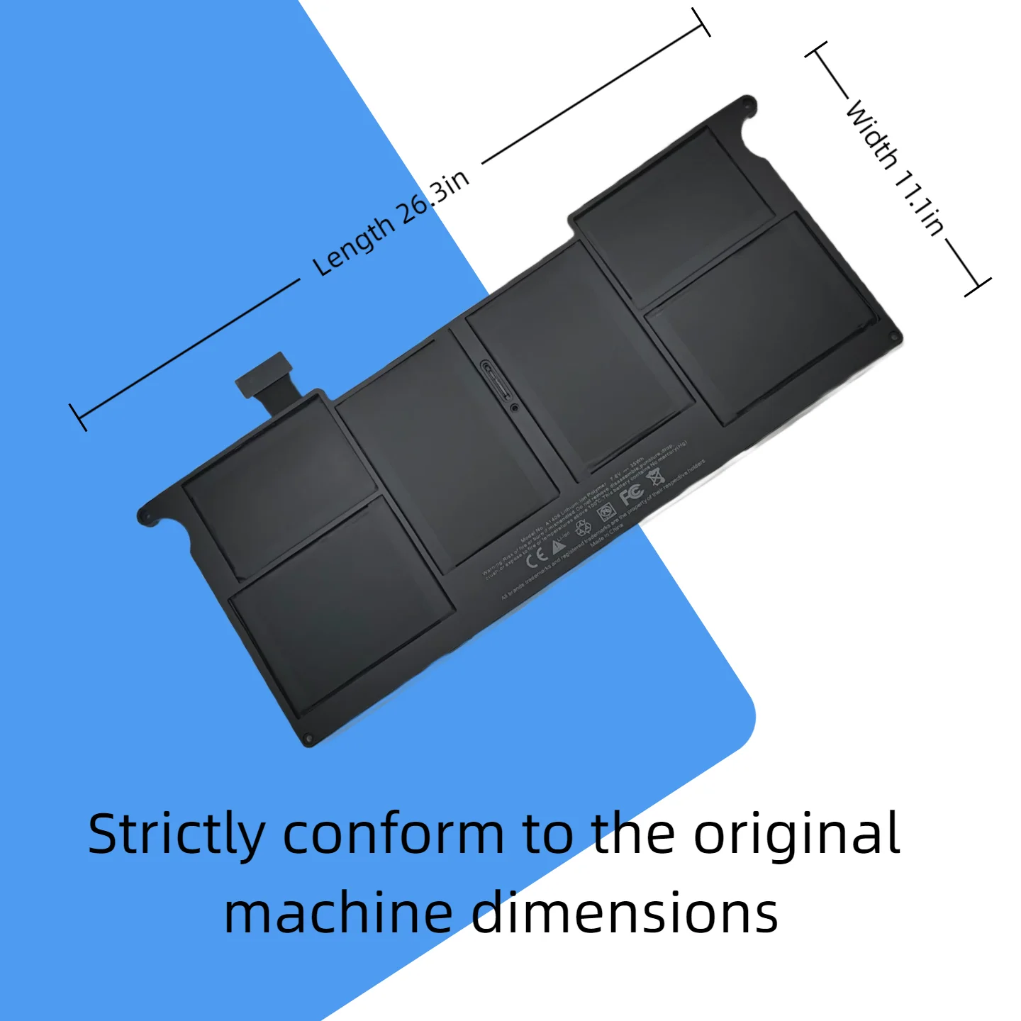 

A1406 Laptop Battery for APPLE MacBook Air 11" A1370 Mid 2011 A1465 2012 Version 020-7377-A Free Tool 24Months Warranty