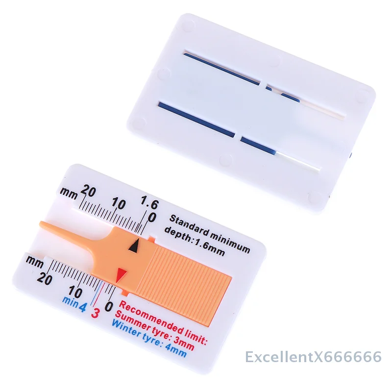 0-20mm Autoreifen Reifenprofiltiefenmesser Messgerät Messwerkzeug