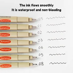 Manga Markers Needle Pen Art Hand-painted Hook Line Pen Sketch Pens Stationery Set Art Supplies School Supplies Art Sakura Pen
