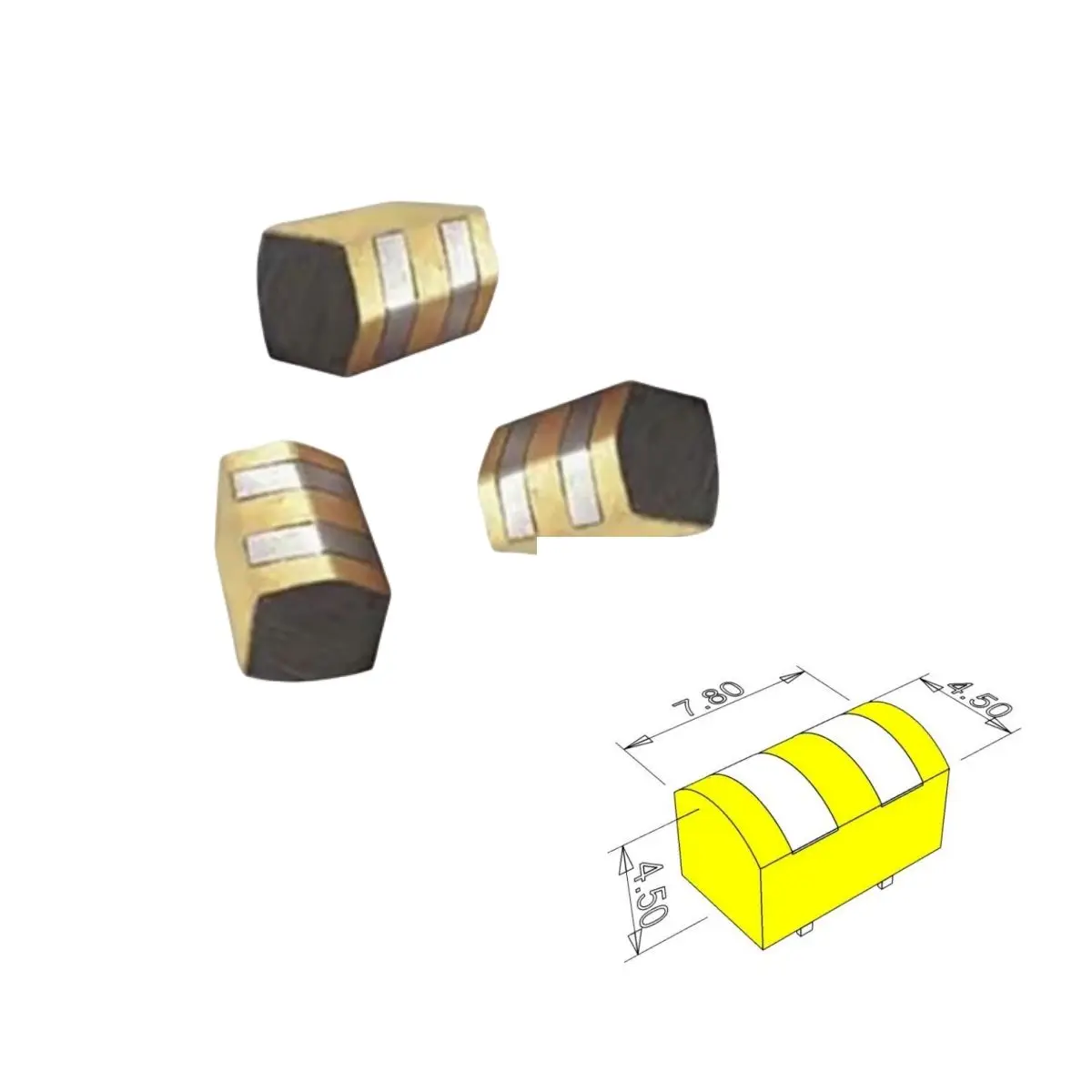 Small Magnetic Head for MSR07 08 09 10 Card Reader 4.5mm2 Track Magnetic Stripe Information Reading Metal Material Android