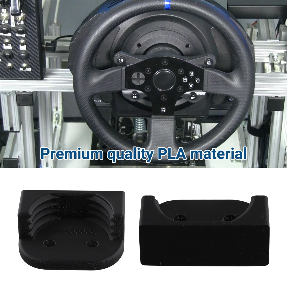 Wall Mount for Thrustmaster T300/TGT Steering Wheel Bracket Durable Wear-Resistant Holder with Screw