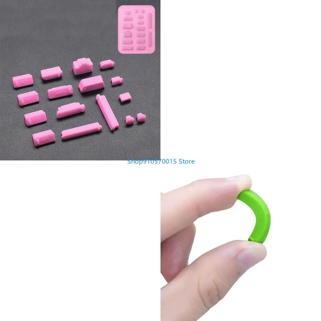 

B95C силиконовая крышка порта Micro USB, защита от пыли для настольных ПК, ноутбуков, комплект защиты разъемов