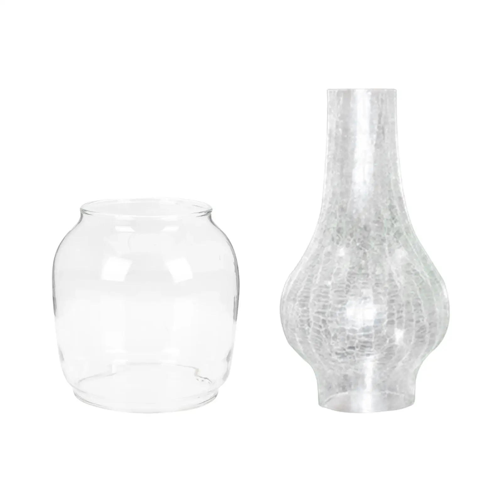 Oil Lamp Chimney Lamp Shade Kerosene Glass Shade Light Cover Decor Craft for