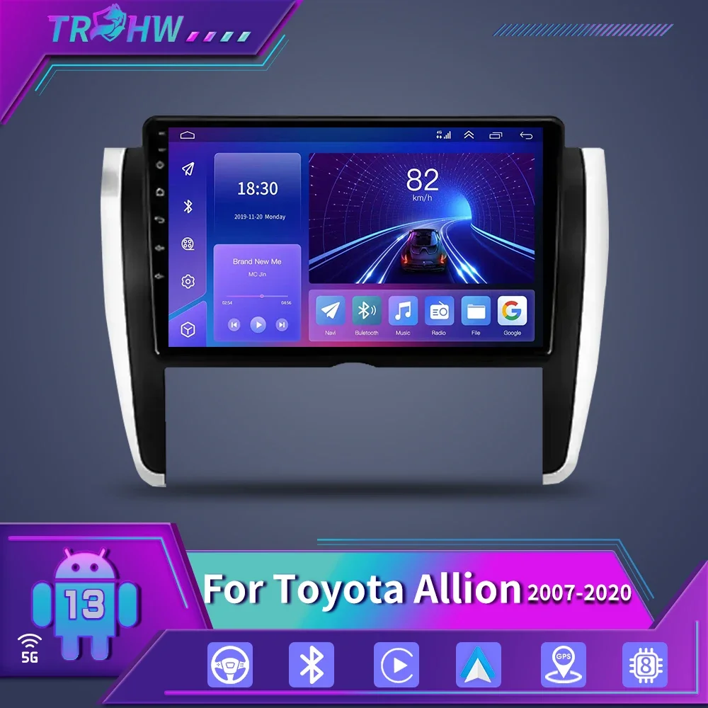 

Android 13 Car Radio For Toyota Allion Premio T260 2007 - 2020 Auto Screen HDR 5G WIFI Multimedia Player Navigation 2din DVD