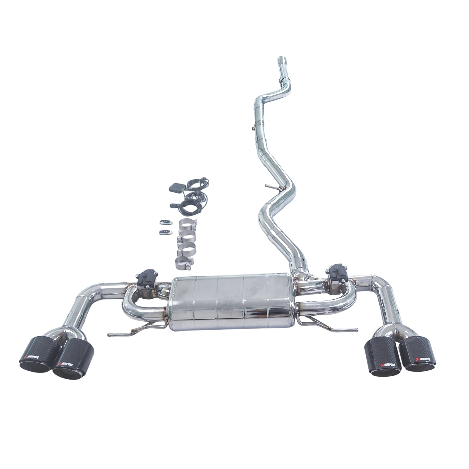 

Глушитель выхлопа GFC Catback для BMW 320i 325i 328i 330i 335i G22 G28, выхлопная система автомобильного электрического клапана изготовлена из SUS304