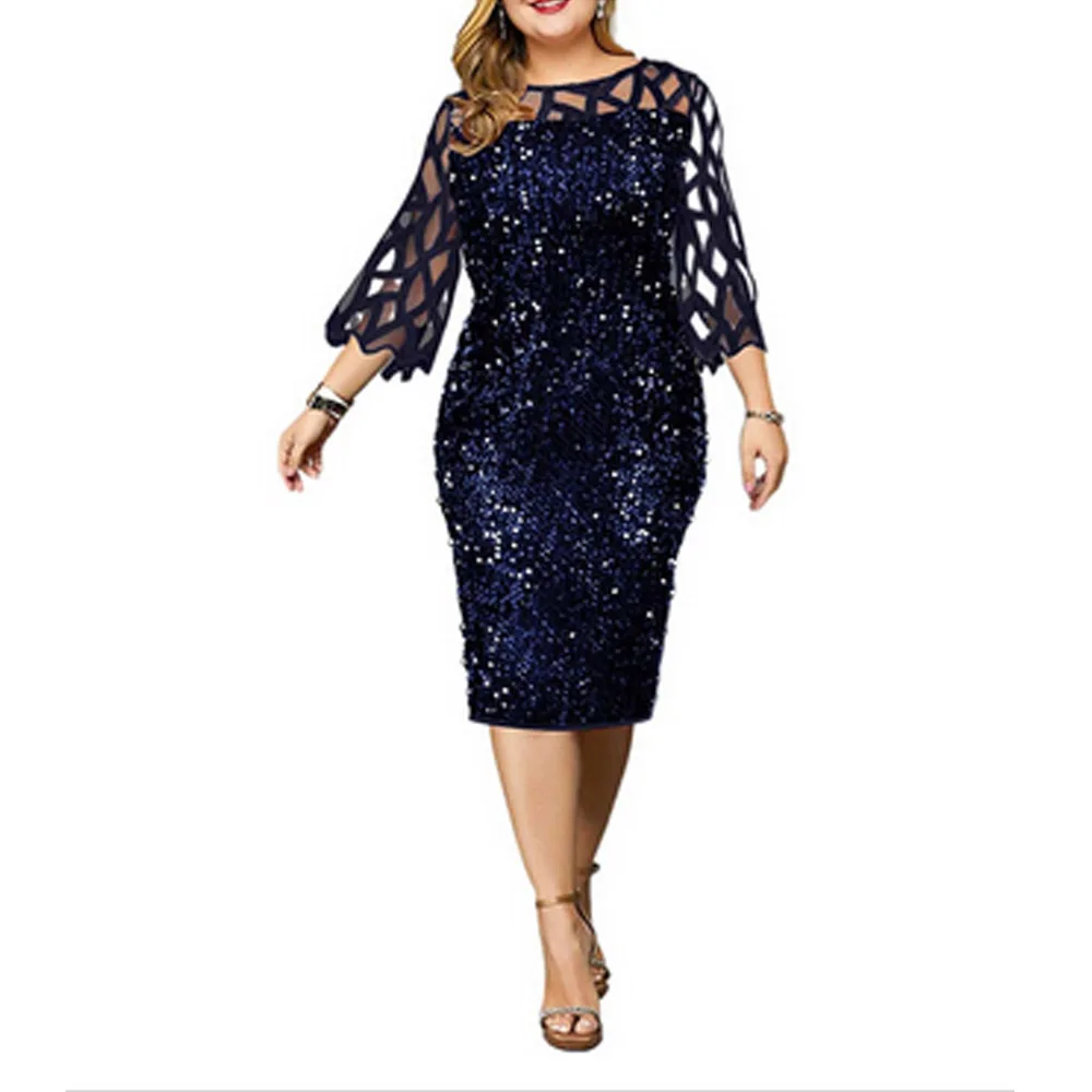 Plus Size Vestidos formalna sukienka Occas dla kobiet 2023 lato Sexy długa spódnica oversize elegancka odzież damska Mini sukienka