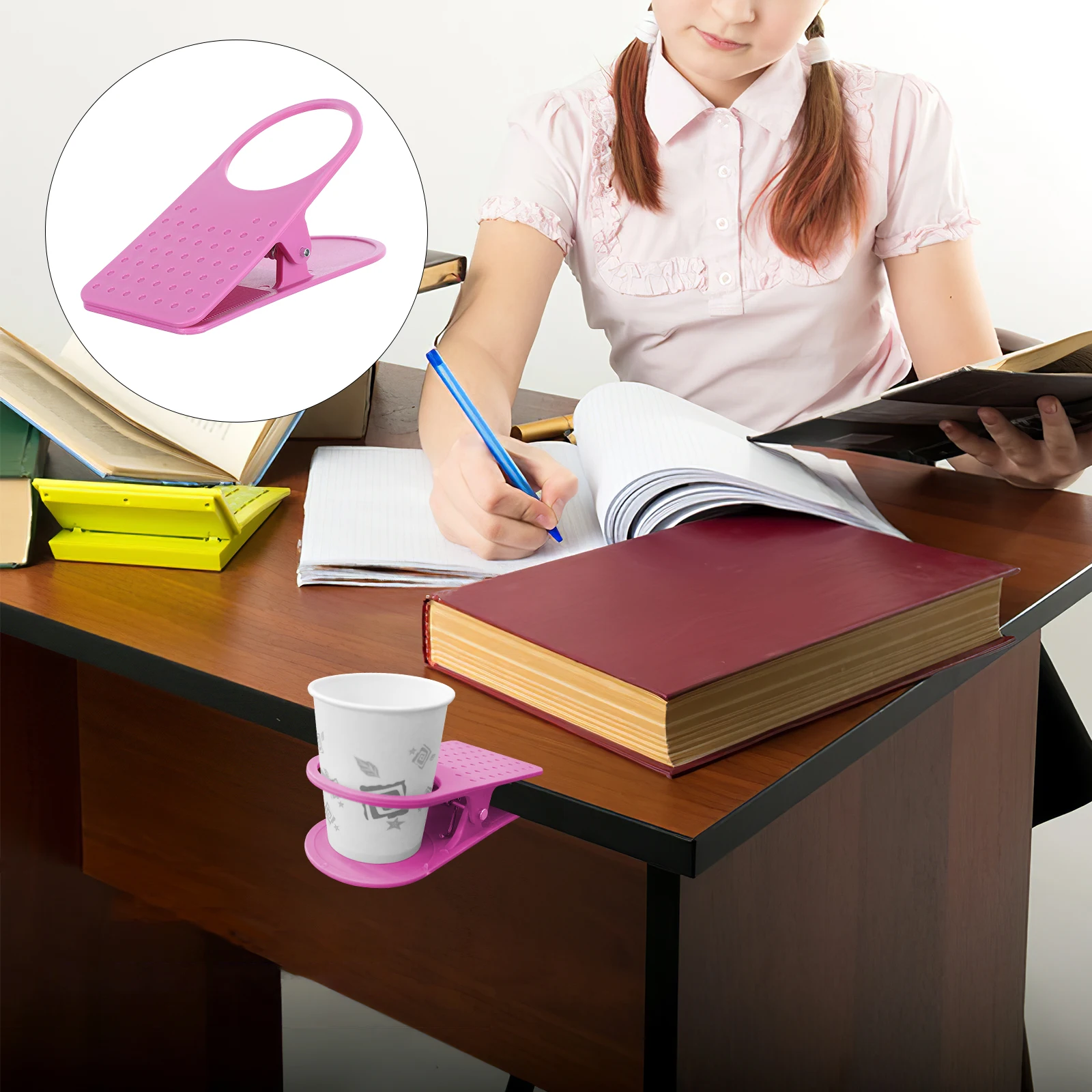 

3pcs Cup Clip Portable Clamp for Drink Water Bottle Phone Cup Holder Clip Storage Table Edge Accessories
