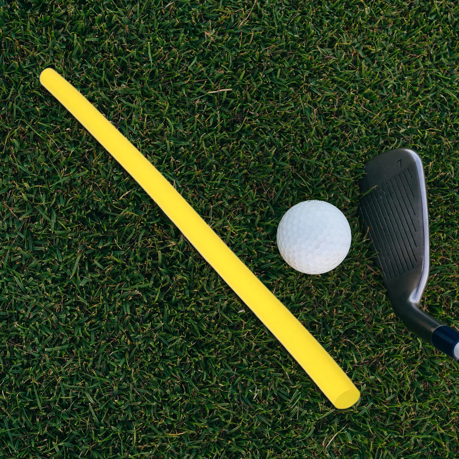 ゴルフスイング練習ロッド ソフトフォームトレーニングスティック ポータブル 再利用可能 ゴルフトレーナー エイミング パッティング 筋力トレーニング補助具