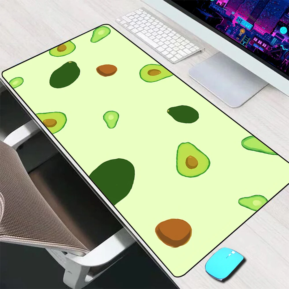 Avocado Aesthetic Fruit Mouse Pad Large Gaming Accessories Mouse Mat Keyboard Mat Desk Pad Computer Mousepad PC Gamer Mausepad