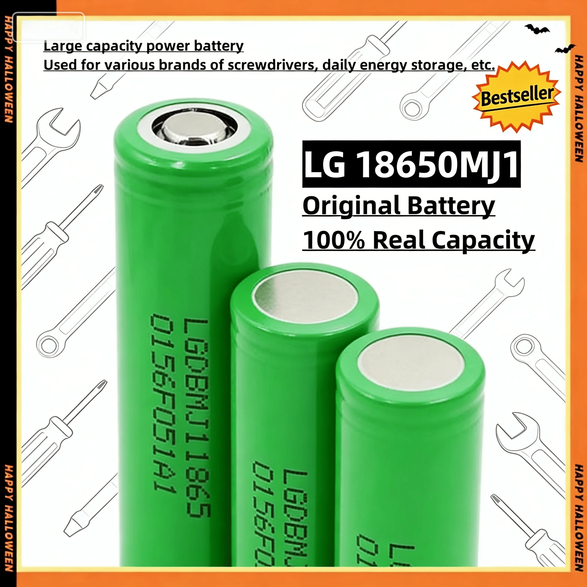 

18650 MJ1 3500mAh Lithium Battery 3.7V 25A High Power 18650 + Charger, Efficient Rechargeable Cell for Power Tools