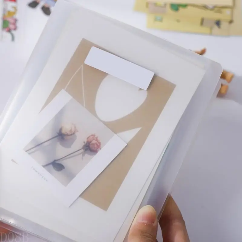 D08B Flexible Insert Pocket Storage Book For Office Home Use Organize Documents Efficiently