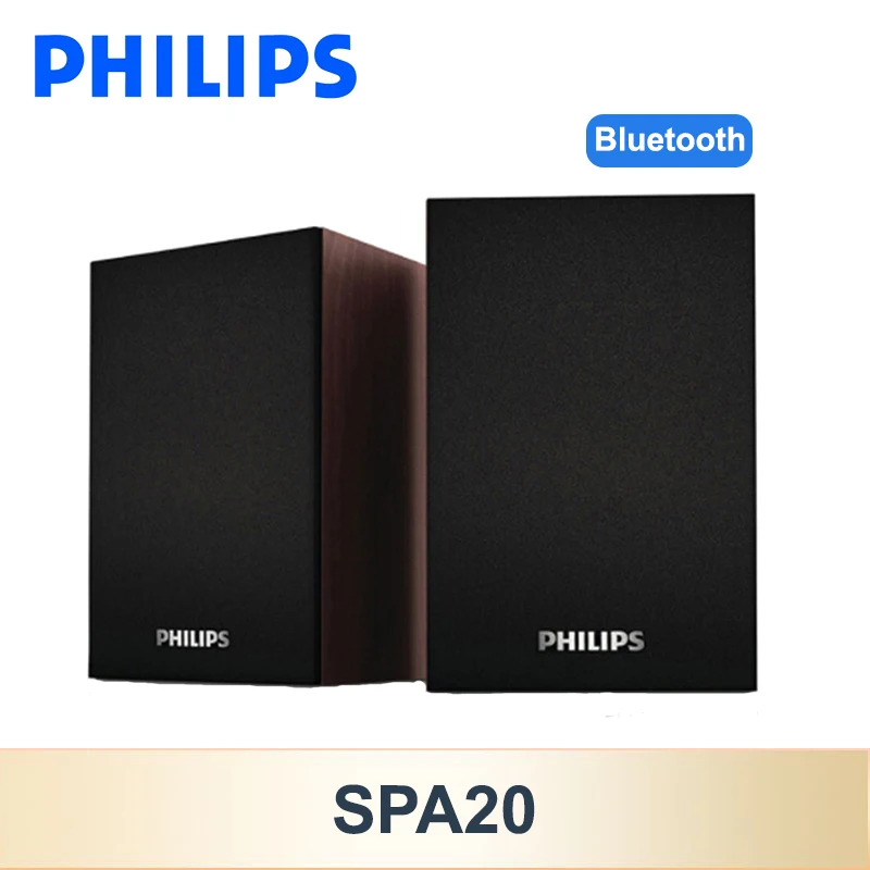 Philips SPA20 Bluetooth-Lautsprecher, Außenlautsprecher, Musik-Player, HiFi-Stereo-Sound, Subwoofer für Computer, Desktop, Mobiltelefon 3