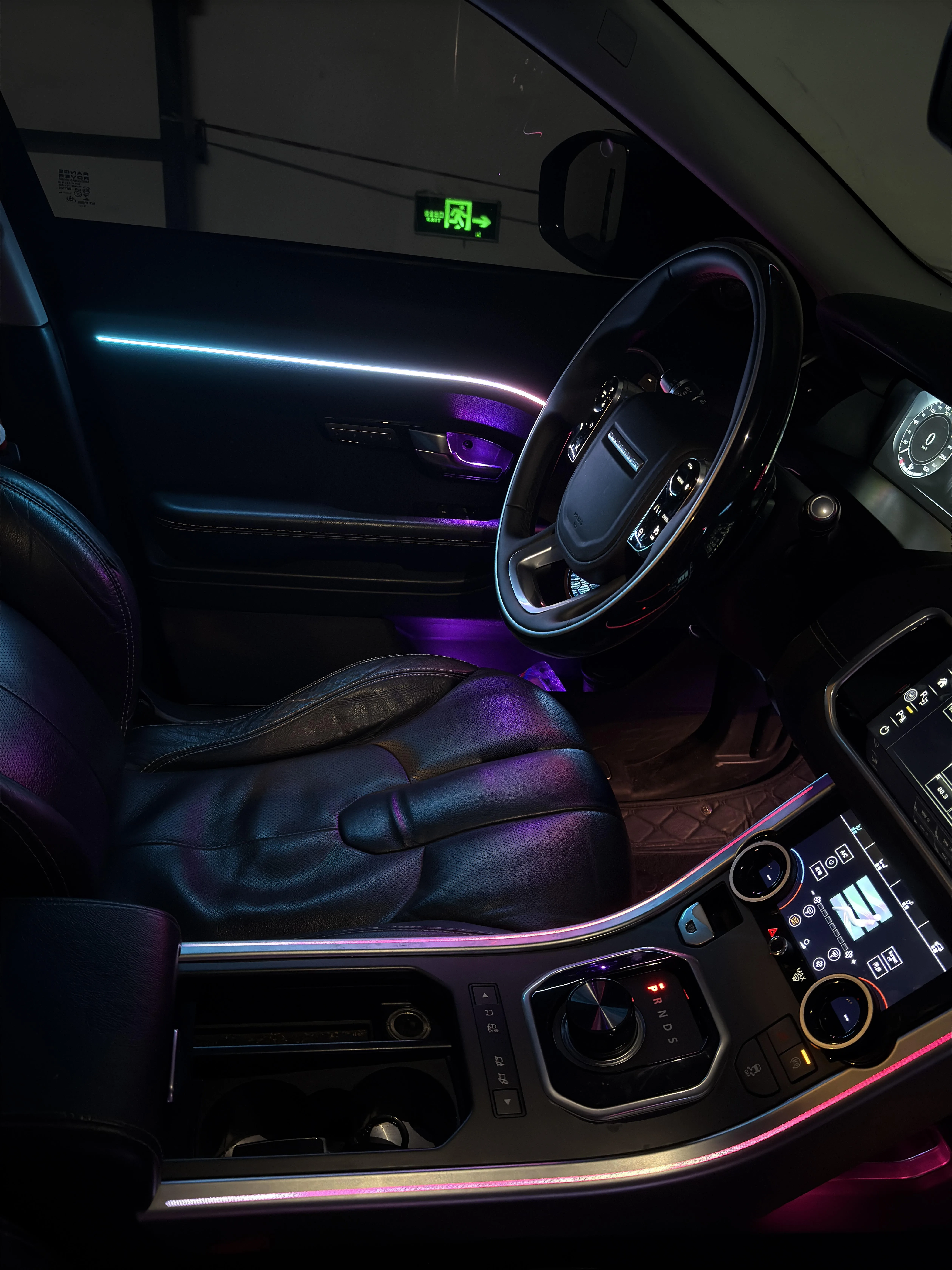 ICarsin Upgrade Symphony LED Car Interior Ambient Lighting for Land Rover Range Rover Evoque 2012-2018 Decoration Accessories