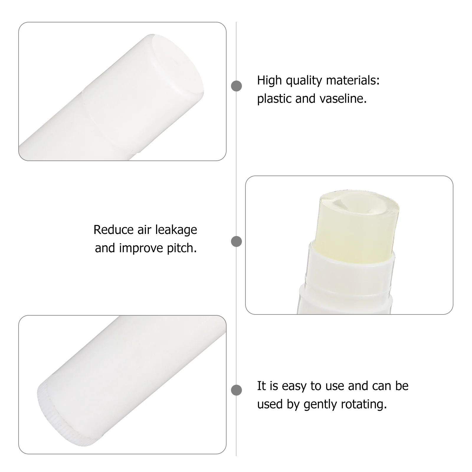 

5pcs Cork Grease For Lightweight Lubricate Cream Prevent Air Leaking Durable Seal Tuning Slide Instrument Tool