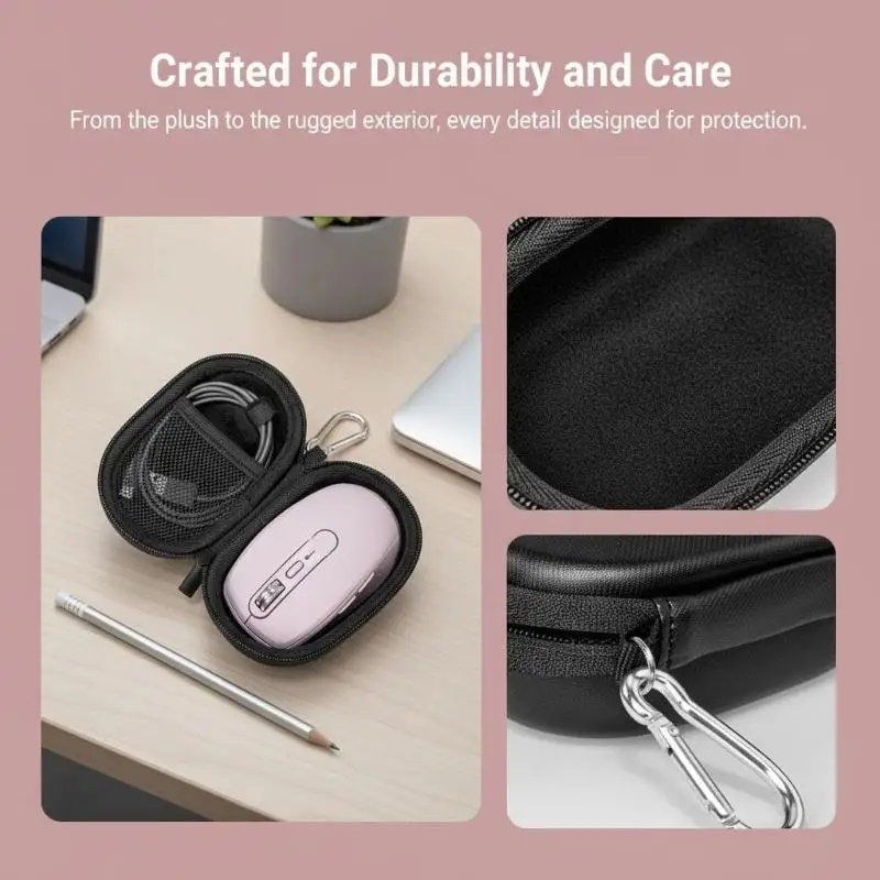 1Pcs Travel Carry Case For MX Anywhere 3S Wireless Mouse Portable Storage Bag Hard EVA Box For Anywhere 3 Mice