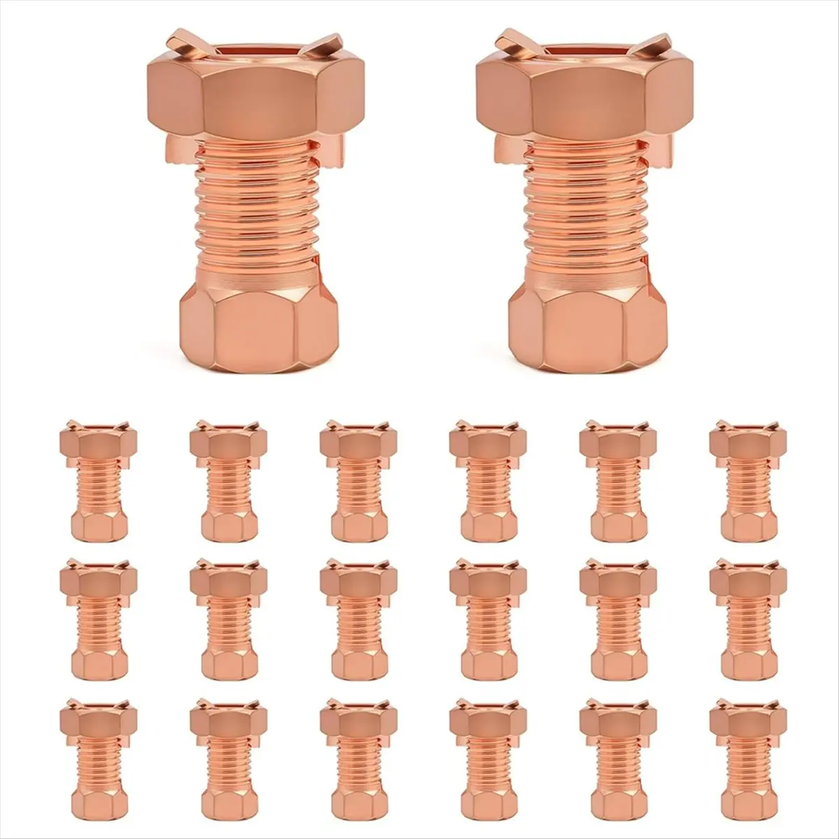 Best of 2026 Electric Fence Split Bolt Connectors - High Strength Brass Ground Clamp for Ground Wire & Electric Fence (20 Pack