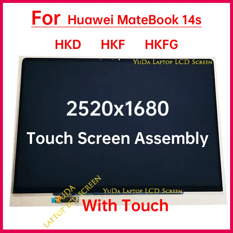 14.2 Inch Touch Screen For Huawei MateBook 14s HKD-W76 W56 HKFG HKF-16 HKF-32 HKF-X LCD Display Digitizer Assembly Replacement