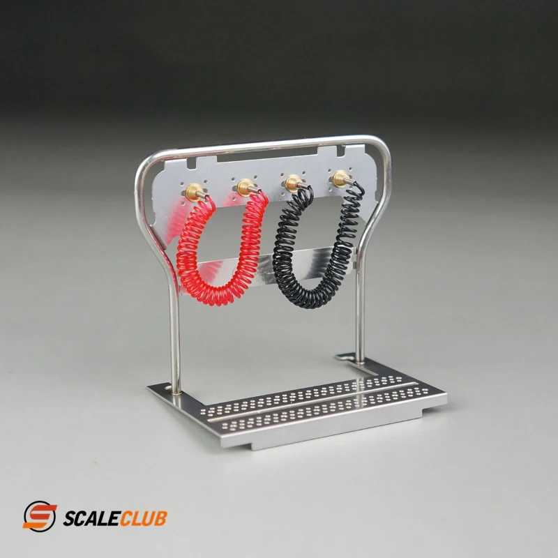Metal Trachea Frame Upgrade Luchtpijp Rek Voor 1/14 Tamiya RC Tractor Kipper Afstandsbediening DIY Speelgoed Auto Model Onderdelen Scaleclub