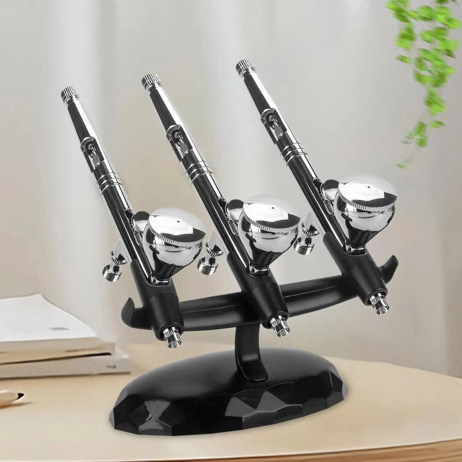 Imagem -03 - Desktop Airbrush Stand Nail Art Portátil Universal Tabletop