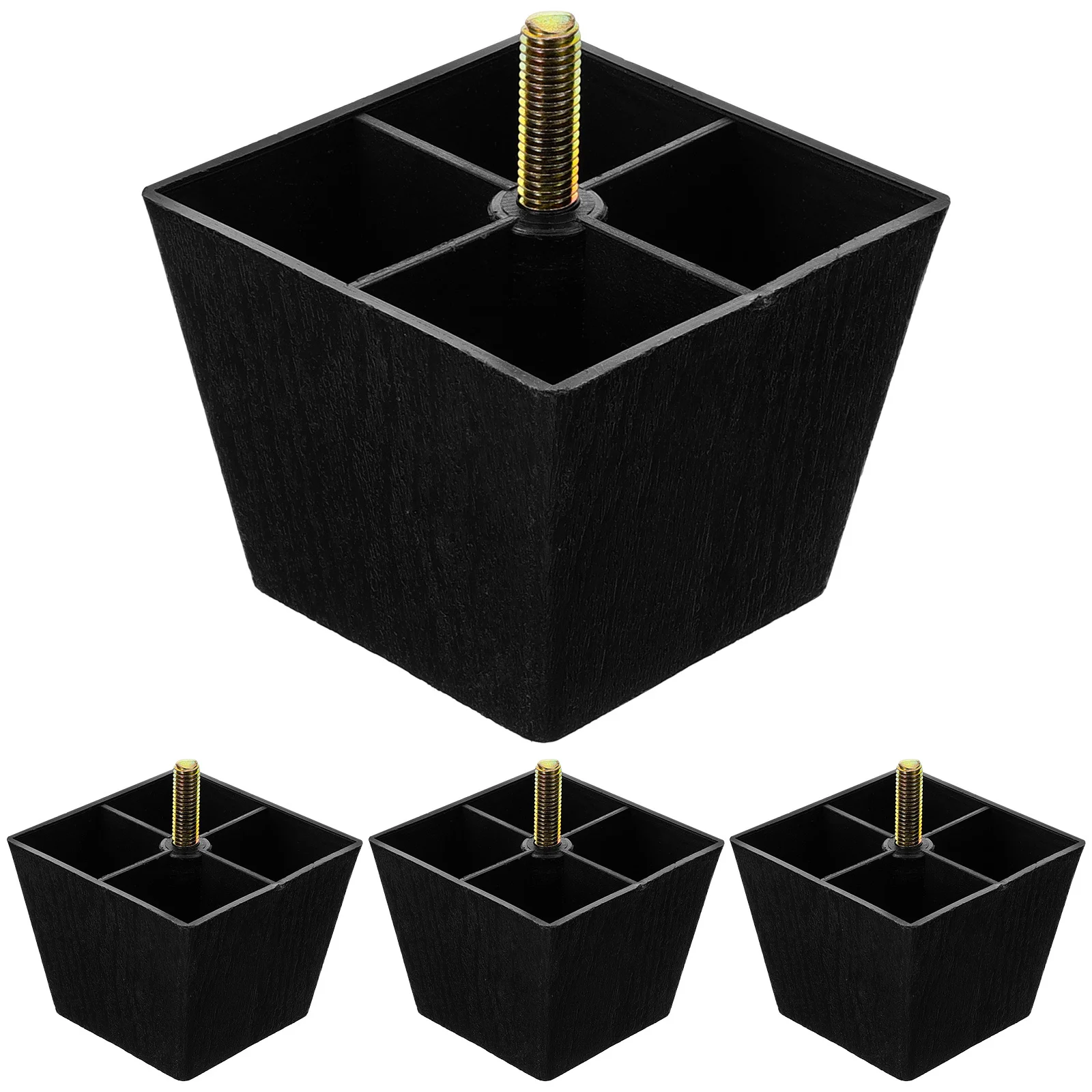 4Pcs Couch Legs Replacement Strong Furniture Legs for Sofa Cabinet Dresser Modern Design Easy to Install 3 Inch