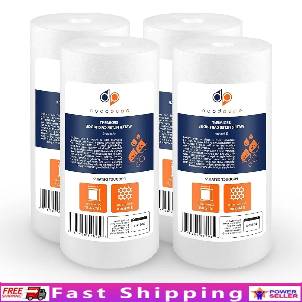 

5-микронный сменный осадочный фильтр, система фильтрации воды для всего дома, совместимая с DGD-5005 WFHD13001B, 10x4,5 дюйма