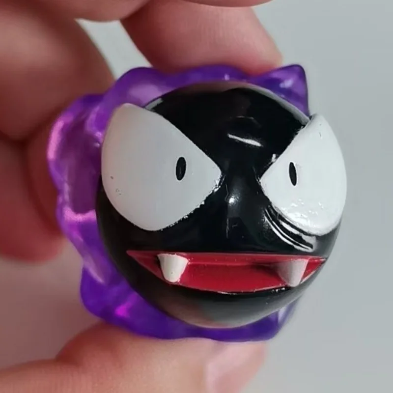 Quente novo kawaii gastly anime figura-fantominus nebulak estatueta dos desenhos animados estátua modelo boneca coleção ornamento brinquedo presente